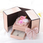 Double Door Eternal Flower Stud Gift Box For Girlfriend, Wife, Bride, Mother, Bridesmaid