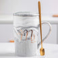 Ceramic Marble Pattern Bride Souvenir Cup Wedding Gift