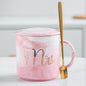 Ceramic Marble Pattern Bride Souvenir Cup Wedding Gift