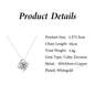 Jewelry Clover Necklace Box For Girlfriend, Wife, Bride, Mother, Bridesmaid