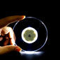 LED Glow Household Coaster Acrylic Crystal