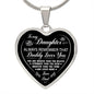 To My Daughter | Always Remember | Luxury Heart Necklace