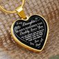 To My Daughter | Always Remember | Luxury Heart Necklace
