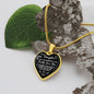 To My Daughter | Always Remember | Luxury Heart Necklace