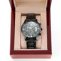 To My Dad | I Love You Forever | Black Chronograph Watch