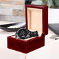 To My Dad | I Love You Forever | Black Chronograph Watch