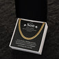 To Our Son | Cuban Link Chain | Graduation Gift