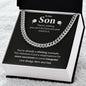 To Our Son | Cuban Link Chain | Graduation Gift