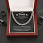 To Our Son | Cuban Link Chain | Graduation Gift