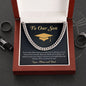 To Our Son | Cuban Link Chain | Graduation Gift