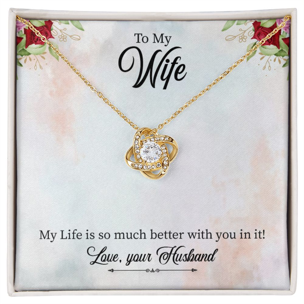 To My Wife | Love Knot Necklace