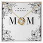 For Mom - Happy Birthday - Love Knot Necklace