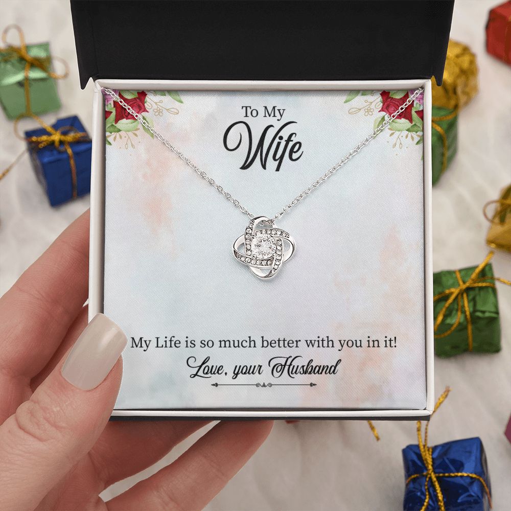 To My Wife | Love Knot Necklace