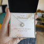 For Bridesmaid-I Couldn't Tie The Knot Without You - Love Knot Necklace