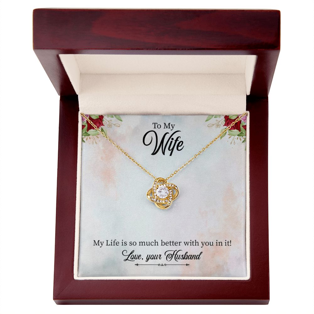 To My Wife | Love Knot Necklace