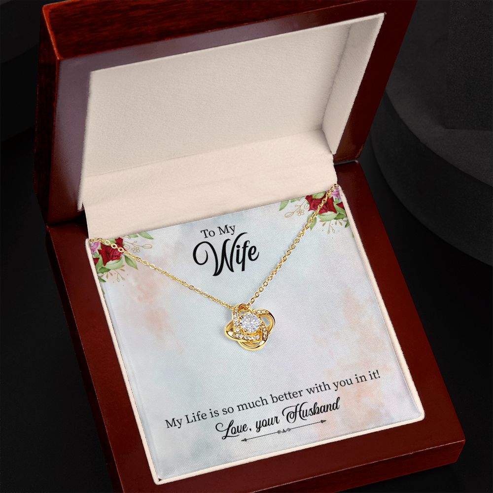To My Wife | Love Knot Necklace