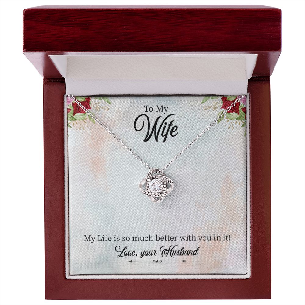 To My Wife | Love Knot Necklace