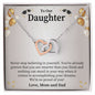 To Our Daughter | Interlocking Hearts Necklace | Graduation Gift