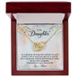 To My Daughter | Interlocking Hearts Necklace | Graduation Gift