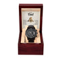 To My Dad | Black Chronograph Watch
