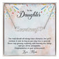 To My Daughter | Name Necklace + Heart Character | Graduation Gift