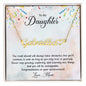 To My Daughter | Name Necklace + Heart Character | Graduation Gift