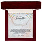 To My Daughter | Name Necklace + Heart Character | Graduation Gift
