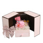 Double Door Eternal Flower Stud Gift Box For Girlfriend, Wife, Bride, Mother, Bridesmaid