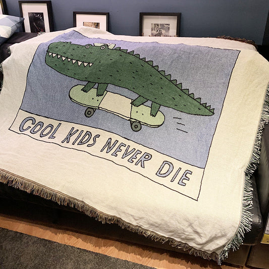 Sofa blanket knitted Household blanket