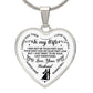 To My Wife | Luxury Heart Necklace