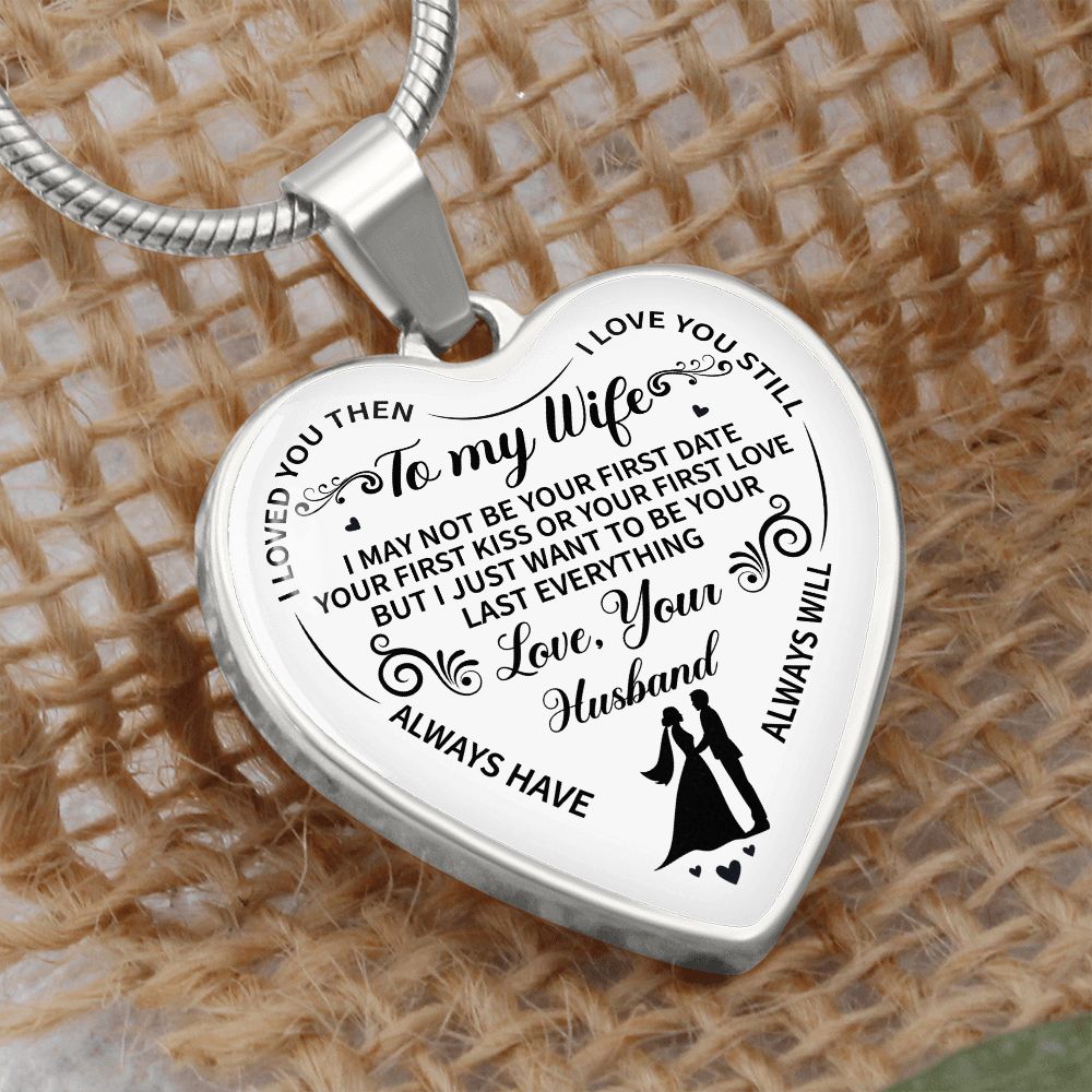 To My Wife | Luxury Heart Necklace
