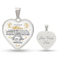 To My Wonderful Mom | Luxury Heart Necklace!