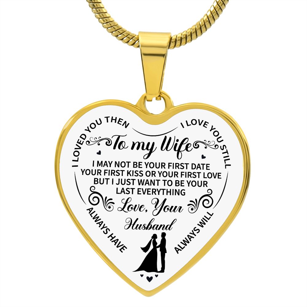 To My Wife | Luxury Heart Necklace