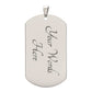 To My Husband | Luxury Dog Tag  -