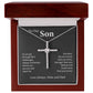To Our Son | CZ Cross Necklace