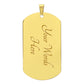 To My Husband | Luxury Dog Tag  -