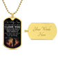 To My Son | Luxury Dog Tag