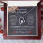 To My Beautiful Daughter | Forever Love Necklace | For Daughter Gift, Birthday, Christmas, Graduation, Valentine's Day, Just Because!