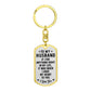 To My Husband | Dog Tag With Swivel Keychain