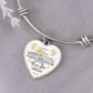 To My Wonderful Mom | Adjustable Luxury Heart Bangle