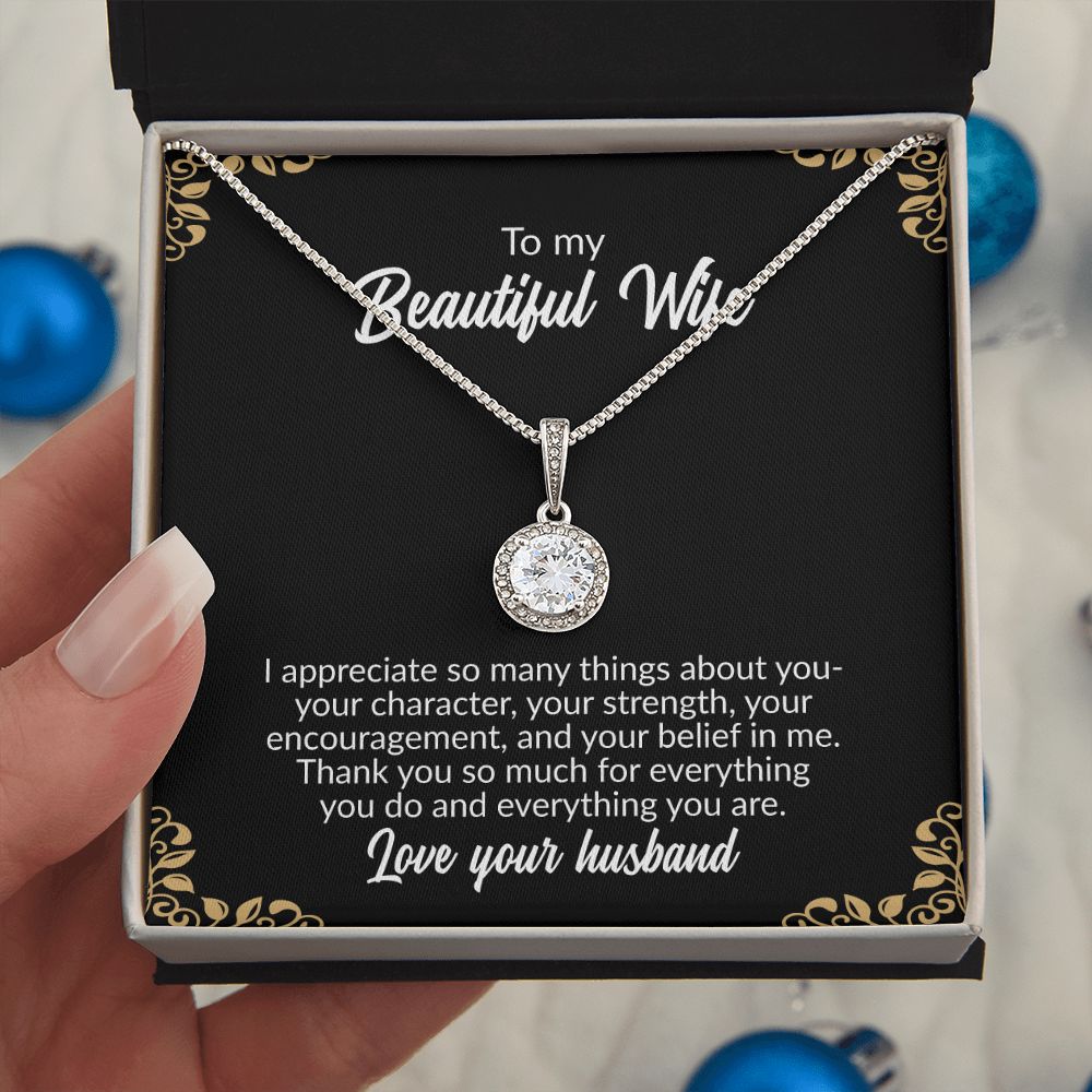To My Beautiful Wife | Eternal Hope Necklace