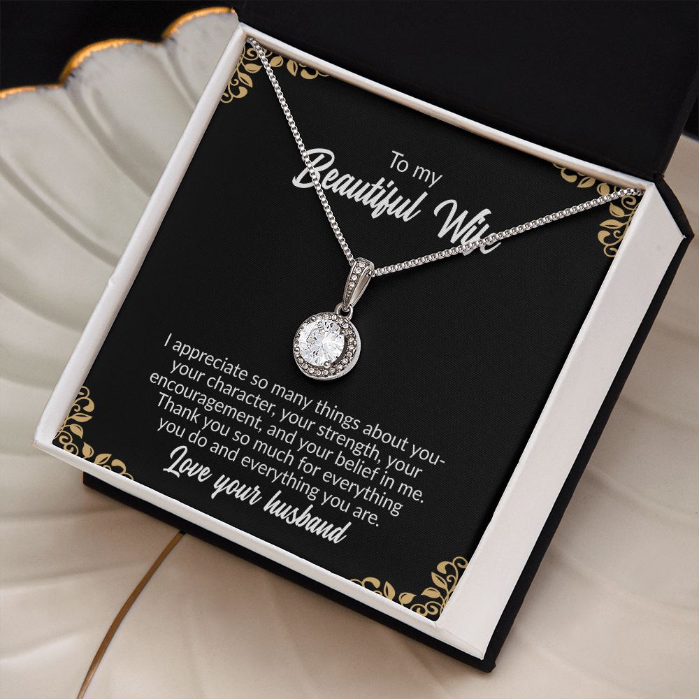 To My Beautiful Wife | Eternal Hope Necklace