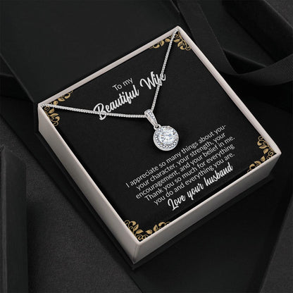 To My Beautiful Wife | Eternal Hope Necklace