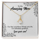 To My Amazing Mom | Alluring Beauty Necklace