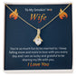 To My Smokin' Hot Wife | Alluring Beauty Necklace