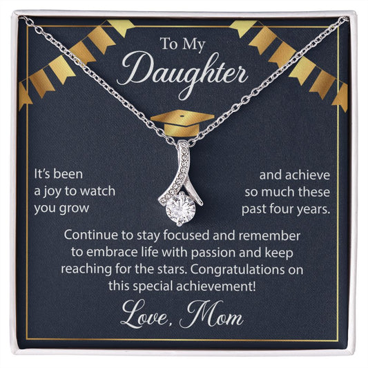 To My Daughter | Alluring Beauty Necklace | Graduation Gift