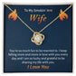 To My Smokin' Hot Wife | Love Knot Necklace
