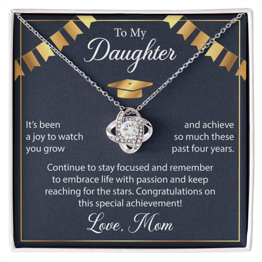 To My Daughter | Love Knot Necklace | Graduation Gift