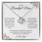 To My Beautiful Mom | Love Knot Necklace