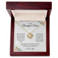 To My Beautiful Mom | Love Knot Necklace